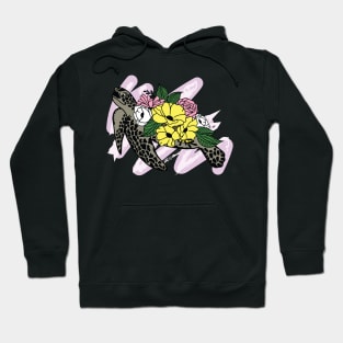 Floral Turtle Hoodie